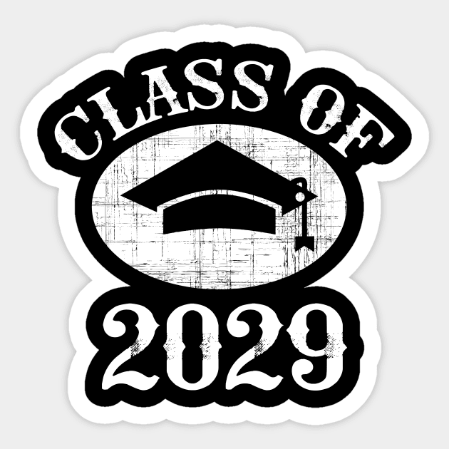 Class of 2029 Grow with Me Graduation Year Sticker by kateeleone97023